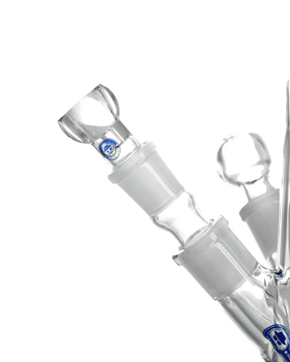 Stabiler Rundfuß der Machine 3.0 Glasbong von Heisenberg mit einem Durchmesser von 12 cm