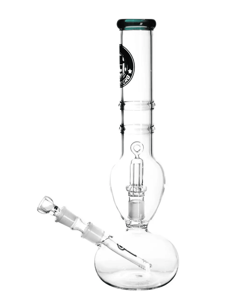 Die Mad Professor Heisenberg Glasbong mit herausnehmbarem Perc für einfachen Austausch und optimierten Genuss.
