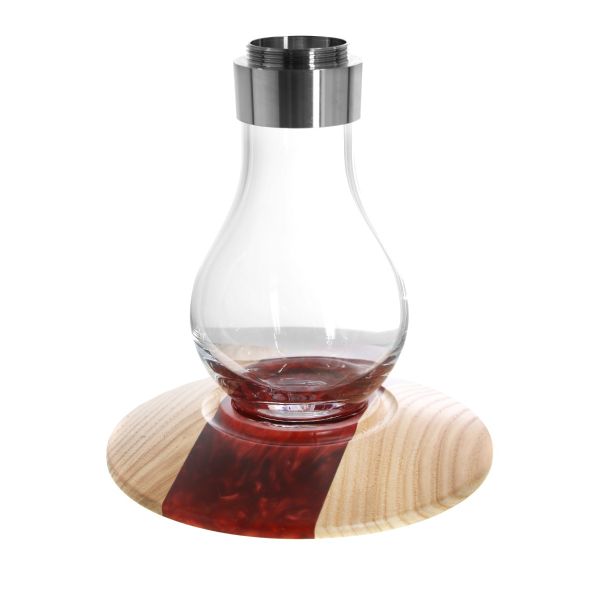 Elegante Madera Chida Pluto Shisha von Kaya mit Schlauch, passendem Mundstück und Kopf. Zum Rauchen von Shishatabak