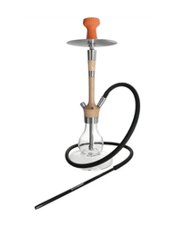 Elegante Madera X² SILVER - Ash Shisha von Kaya mit Schlauch, passendem Mundstück und Kopf. Zum Rauchen von Shishatabak.