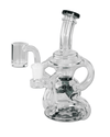 Der BLAZE Dab Rig Recycler, ideal für Öl-Anwendungen, ohne Perkolator und Eiskammer