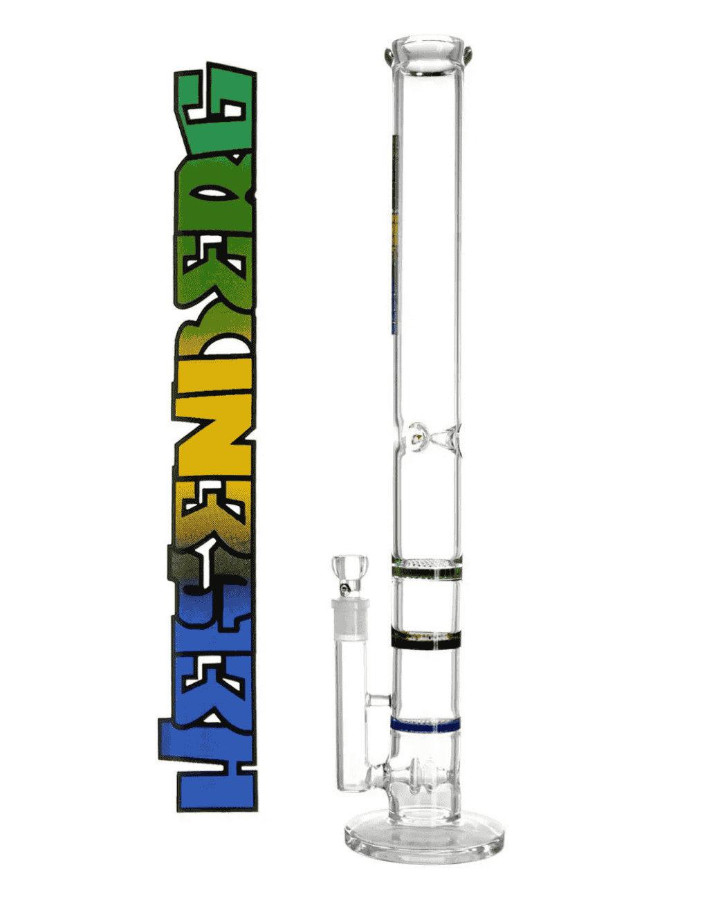 Old School Color-Line Bong zum Rauchen von Tabak und Kräutern.
