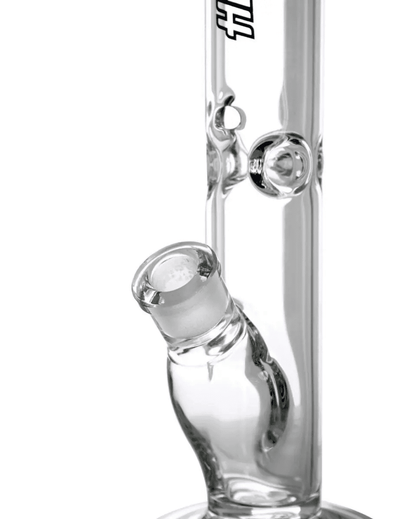 Detail des dicken Glas-Mundstücks der Payday Black 5mm XL Bong von Heisenberg.