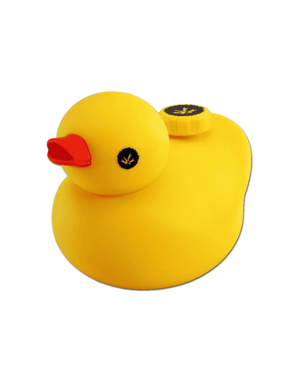 Silikonbong in Badeentenform mit Schnabelmundstück von PieceMaker™