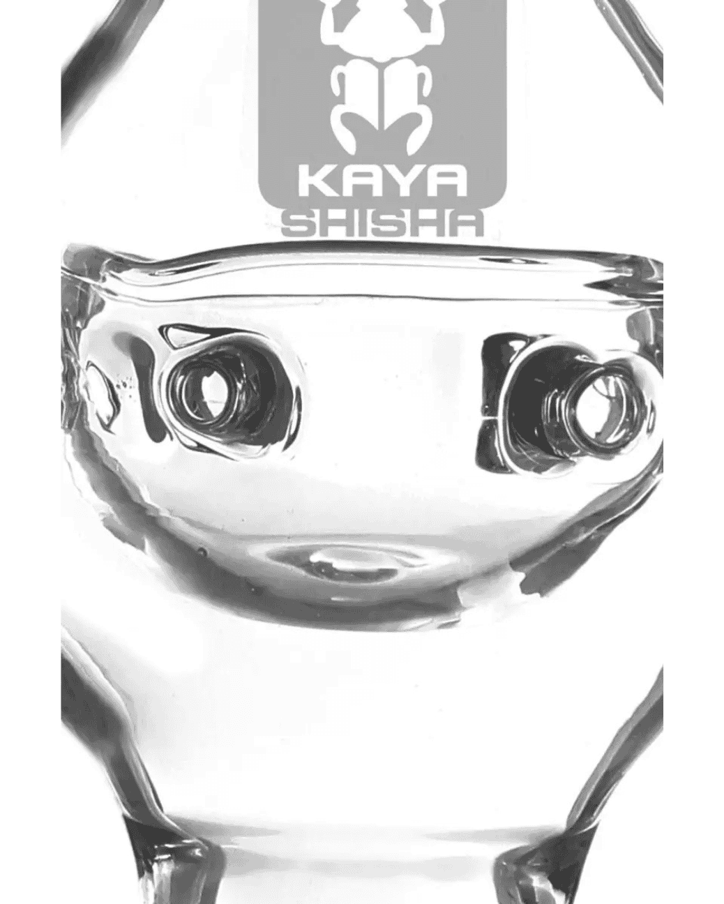 Nahaufnahme des 29.2 männlichen Schliffs am Pinecone Glas-Schaft