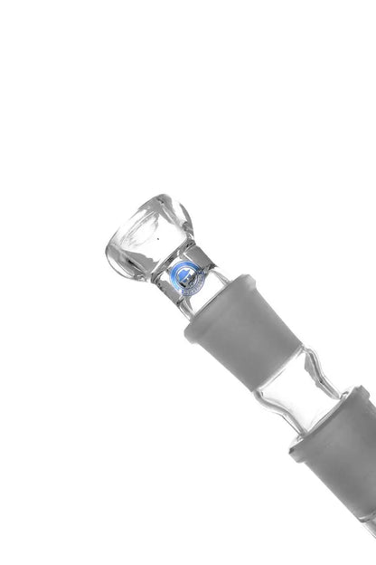 Schöne Player Large 3.0 Glasbong mit Kickloch, Kupplung und passendem Head/Kopf von Heisenberg zum Rauchen von Kräutern. 