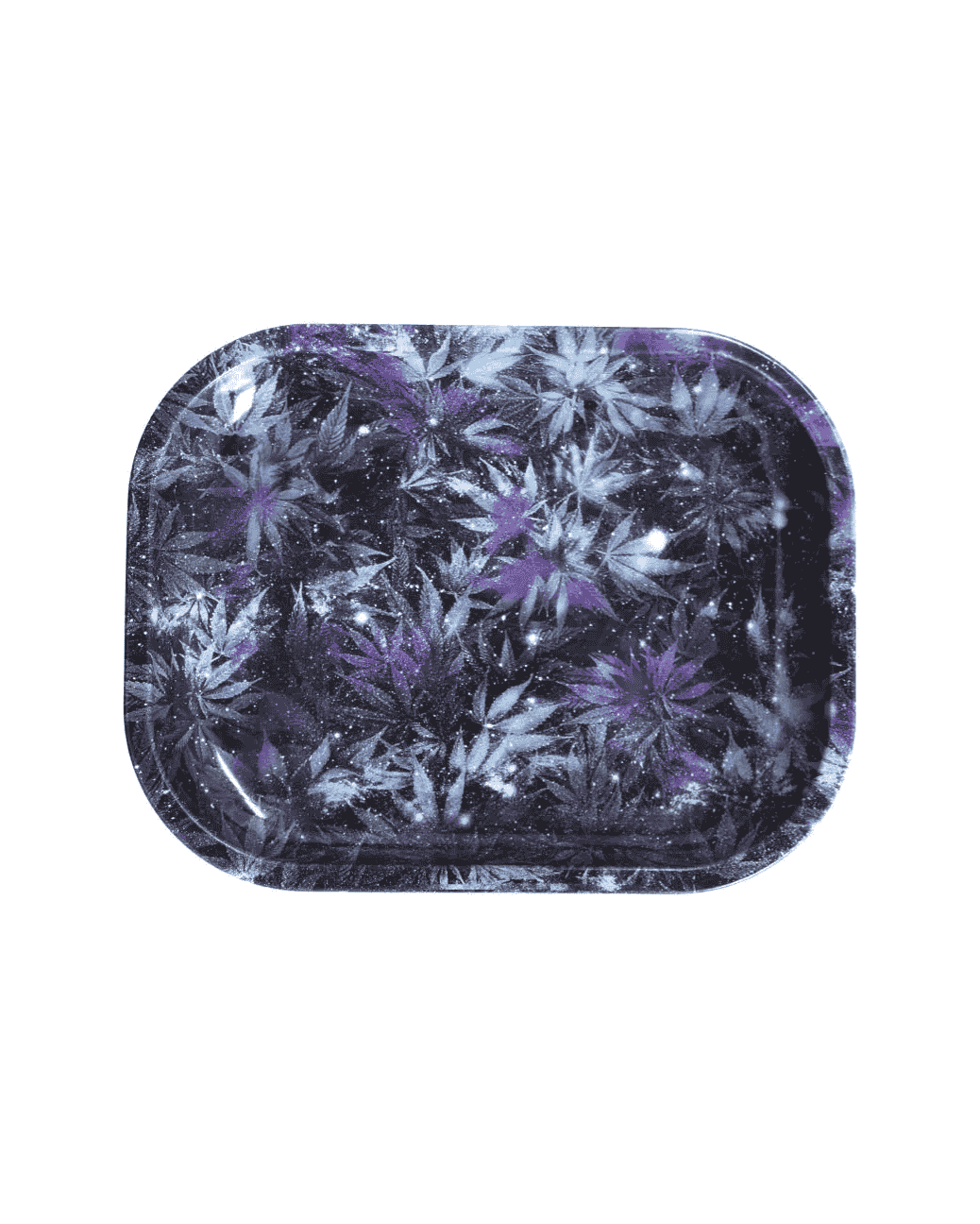 Honeypuff Bong-Rolling Tray/Mischblatt Leaves, 18 x 14cm