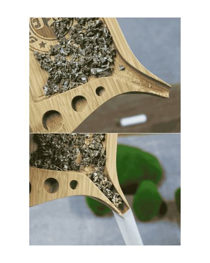 Heisenberg Bong Rolling Tray/Mixing Sheet made of Bamboo