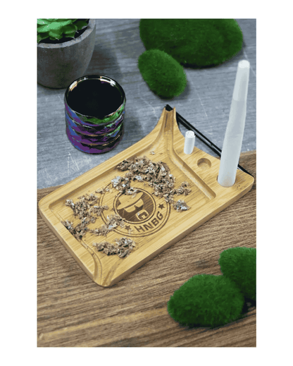 Heisenberg Bong Rolling Tray/Mixing Sheet made of Bamboo