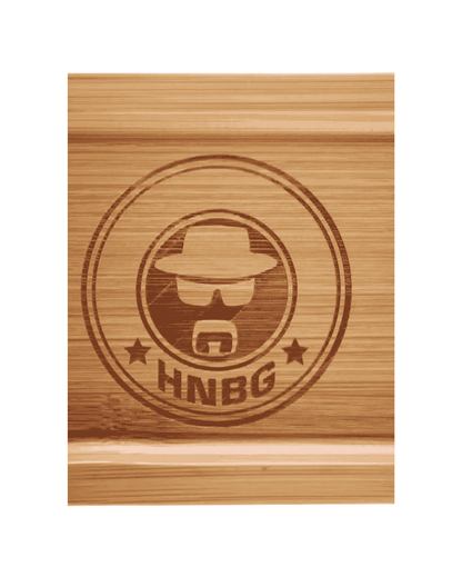 Heisenberg Bong Rolling Tray/Mixing Sheet made of Bamboo