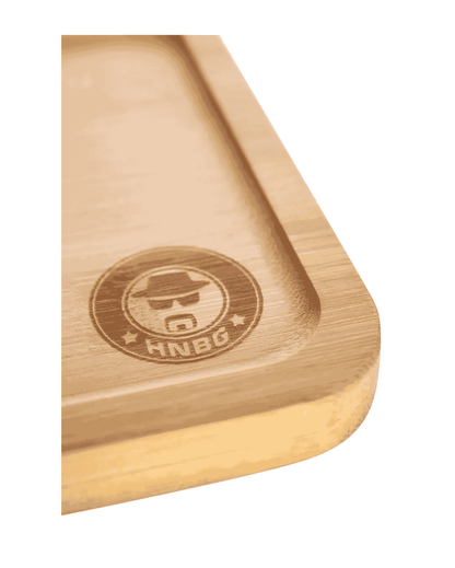 Heisenberg Bong Rolling Tray/Mixing Sheet made of bamboo, 22 x 15 cm