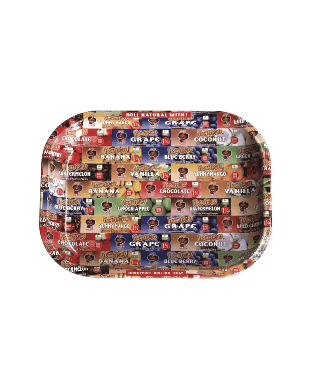 Honeypuff Bong-Rolling Tray/Mischblatt Flavour, 18 x 14cm