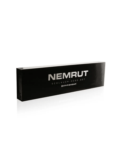Nemrut Orange/Black ELOX Shisha Hookah Hose Set Kaya