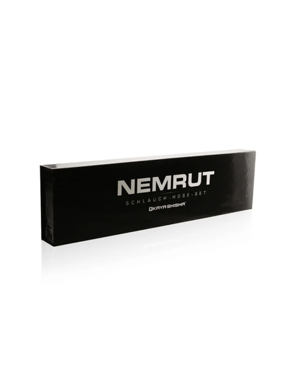 Nemrut Pink/Schwarz ELOX Shisha Hookah Schlauch-Set Kaya