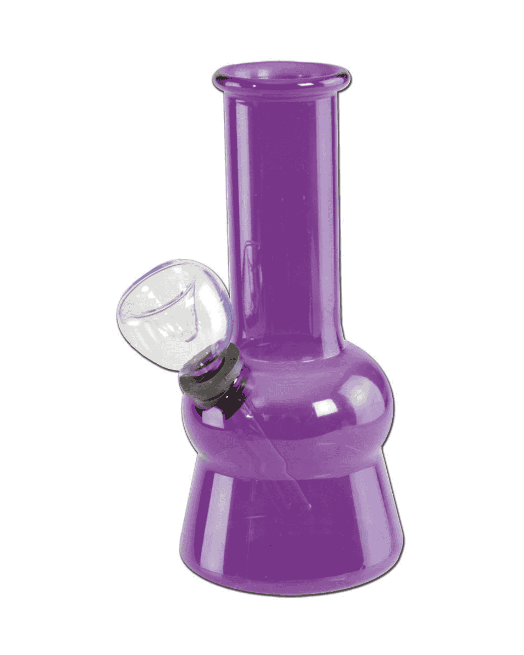 Glasbong mini transparent (in versch. Farben)