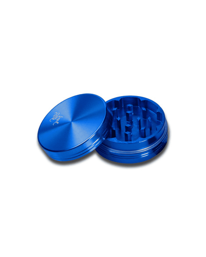 Black Leaf Aluminum Grinder/Crusher 2-piece. (40mm)