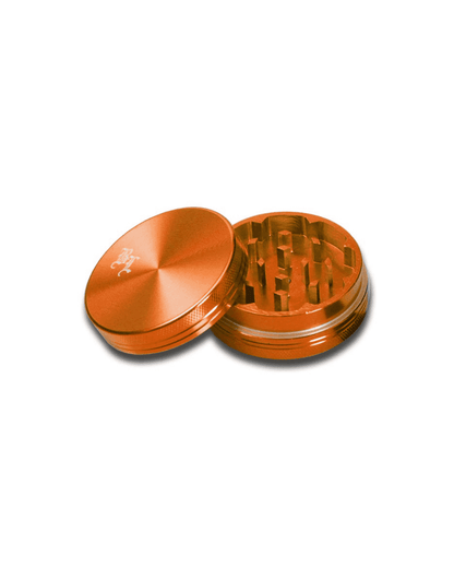 Black Leaf Aluminum Grinder/Crusher 2-piece. (40mm)