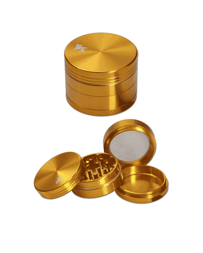 Black Leaf Aluminum Grinder/Crusher (40mm)