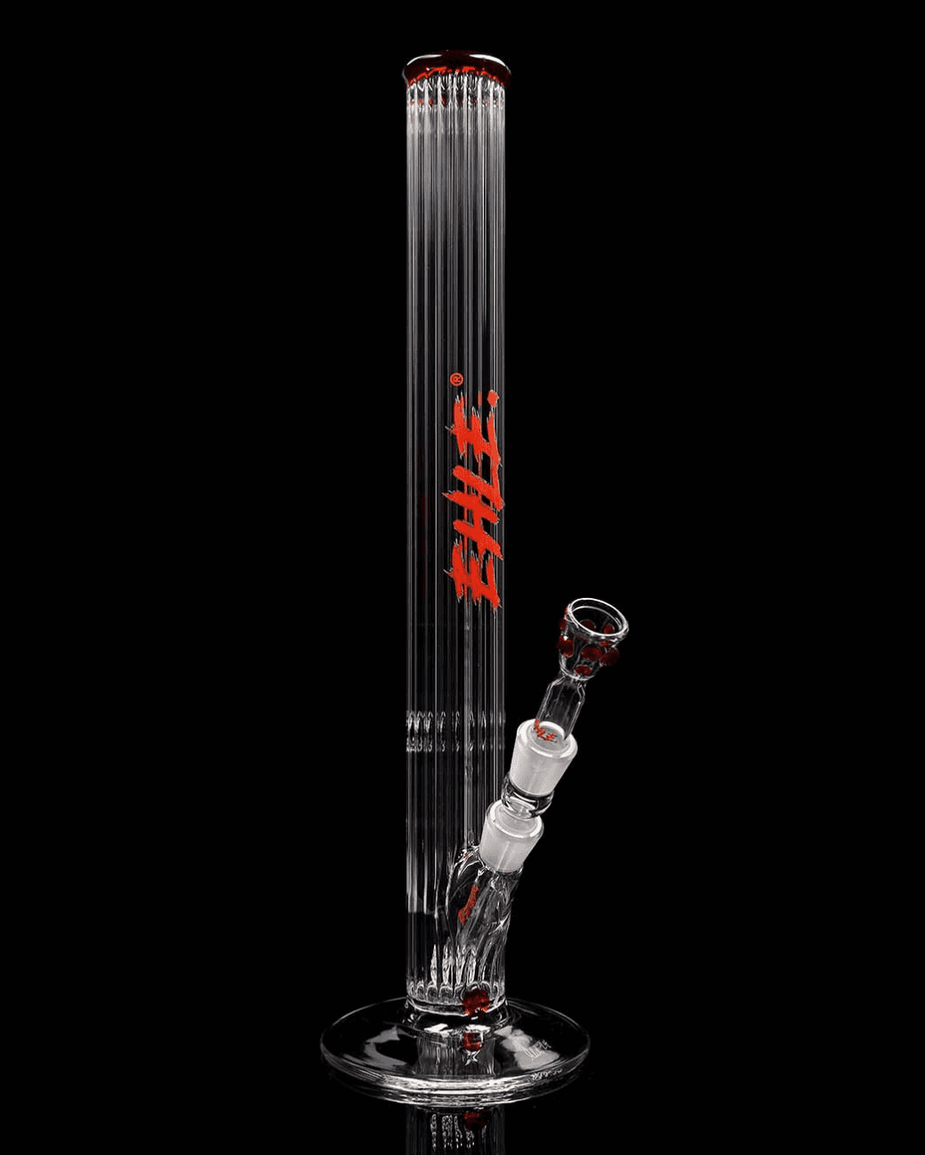 EHLE. Rippenrohr Ice Bong Edition RED SERIES
