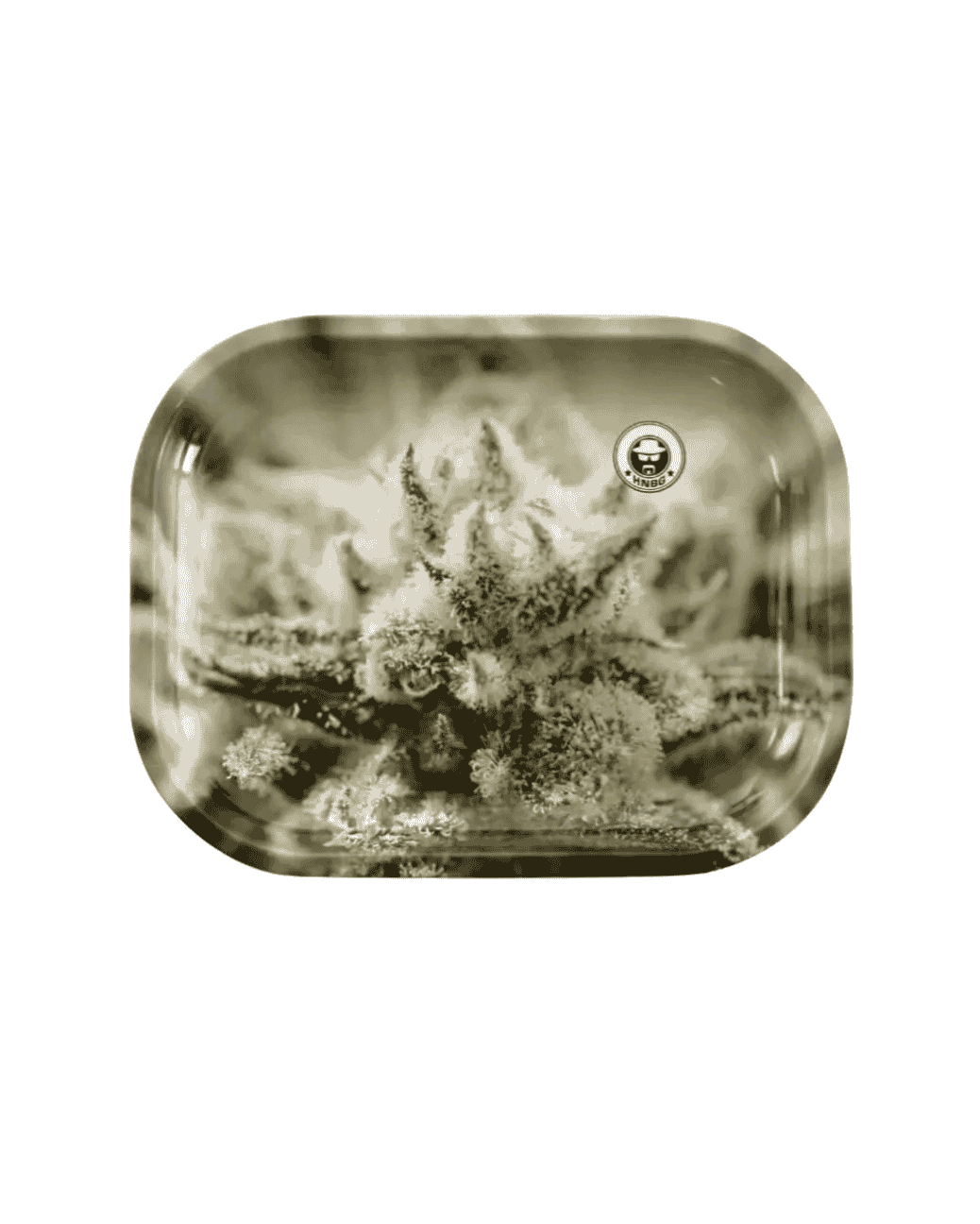 Bong-Drehtablett/Mischblatt Ganja 18 x 14 cm