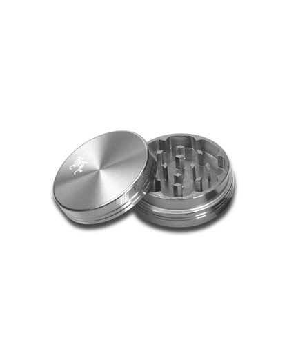 Black Leaf Aluminum Grinder/Crusher 2-piece. (40mm)