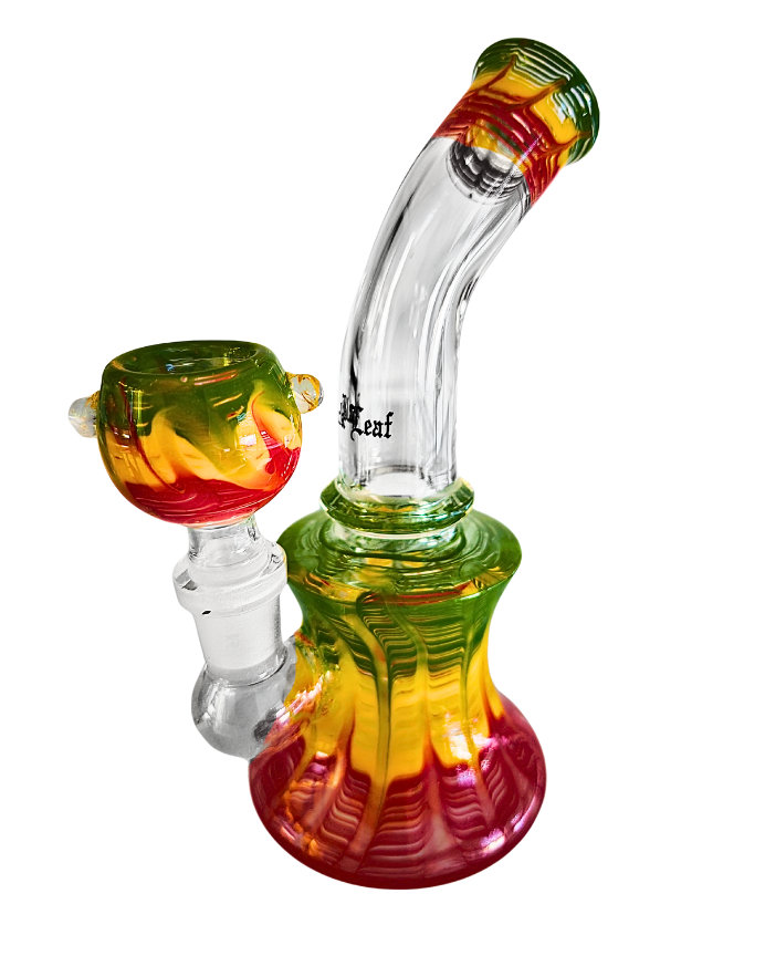Rasta Mini-Bubbler von Black Leaf