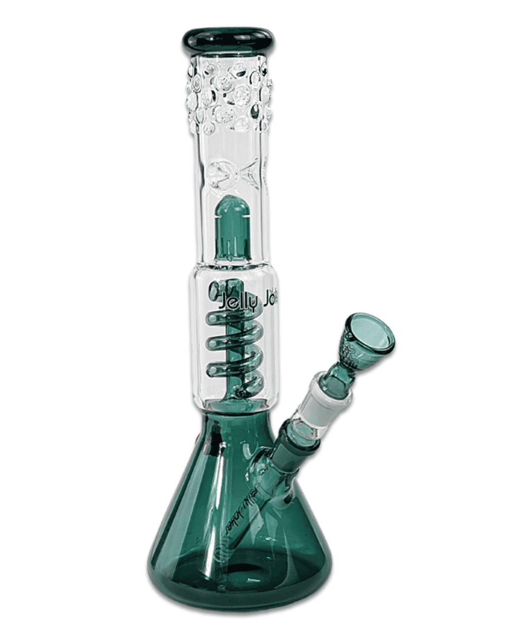 35 cm hohe String-LG Bong aus 4,5 mm Borosilikatglas mit stilvollem Design