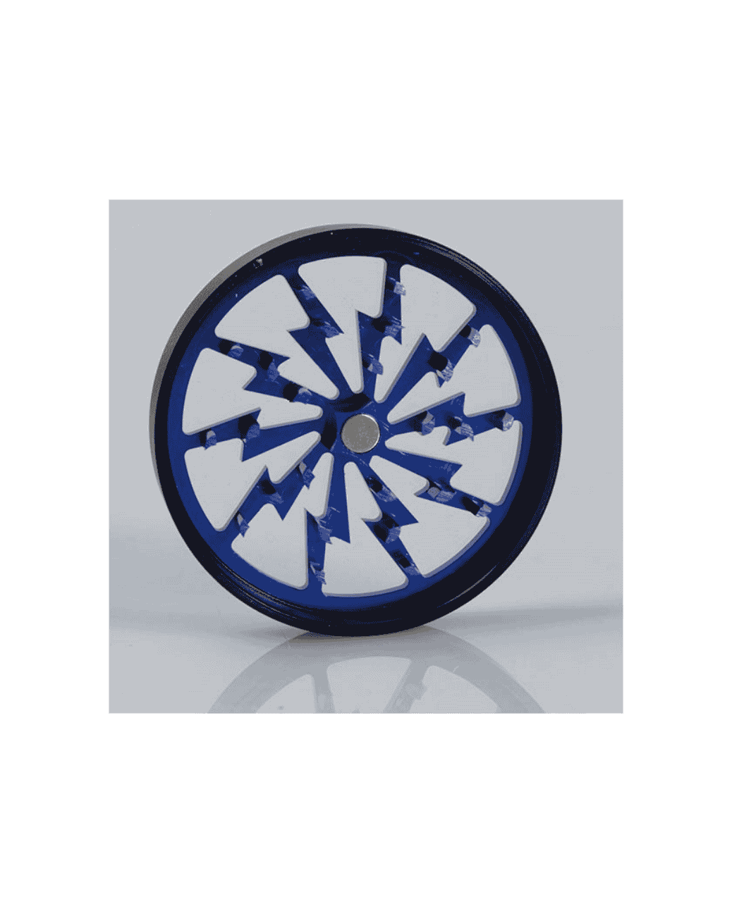 Hochwertiger Mini-Grinder aus Aluminium mit Sichtfenster und Kiefsammler
