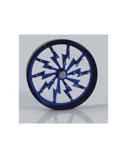 Hochwertiger Mini-Grinder aus Aluminium mit Sichtfenster und Kiefsammler
