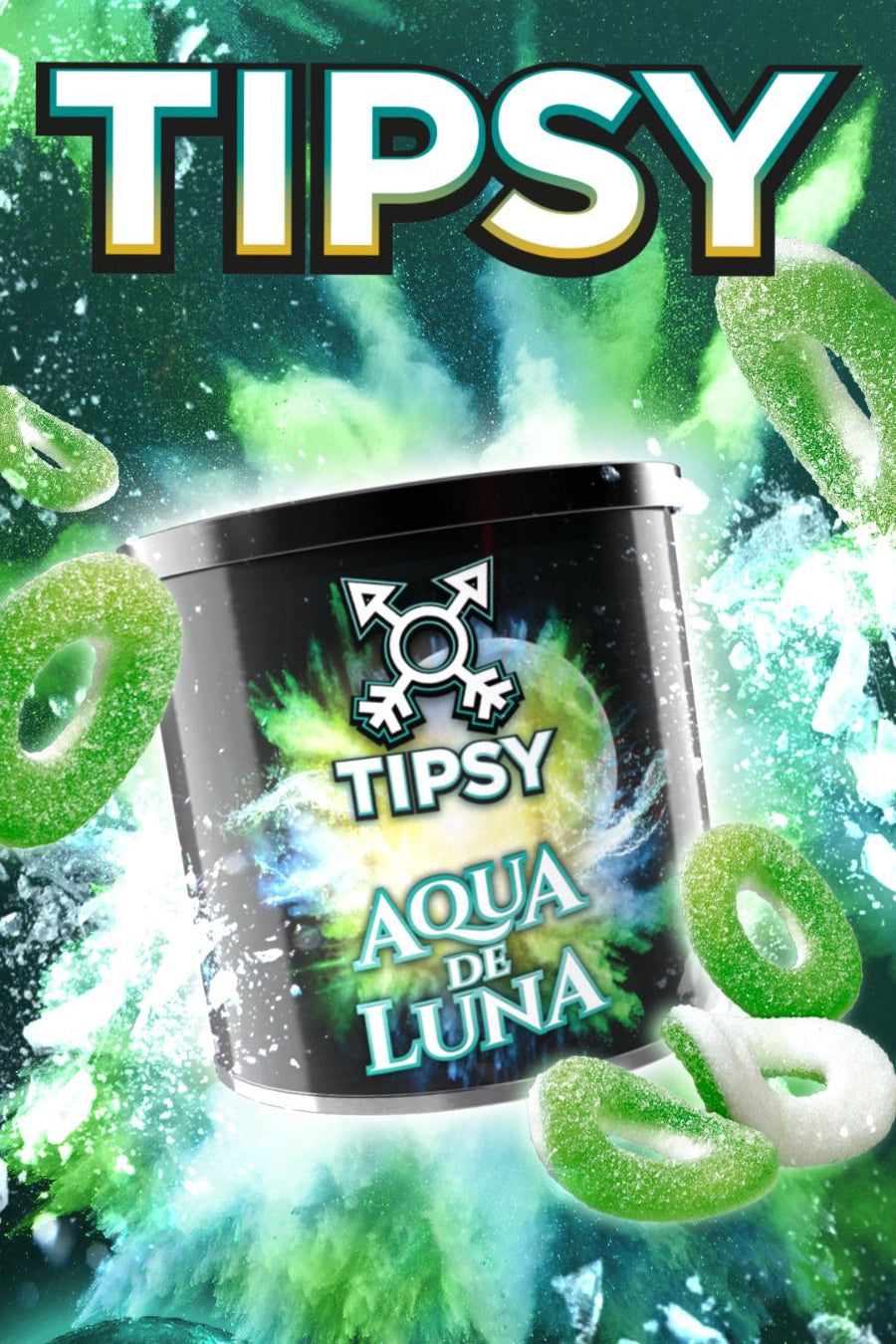 Tipsy Tabak Aqua de Luna 25g (Single Pack)