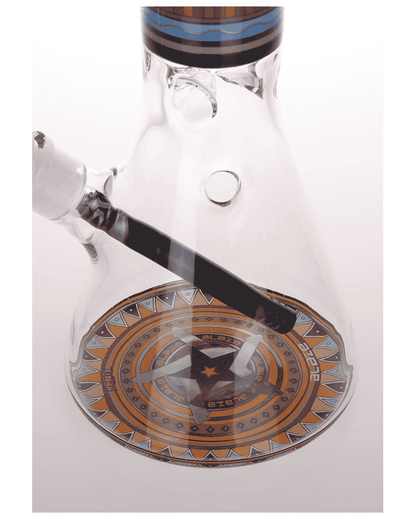 Bunte Totem-Print Icebong mit Diffusorschlitzadapter