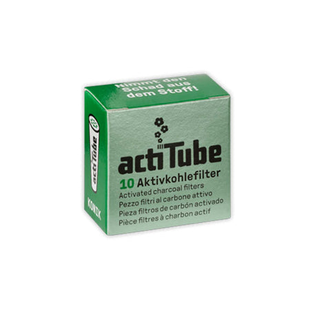 actiTube KONIK EXTRA SLIM Aktivkohlefilter 6mm - 200er Pack (20x10)