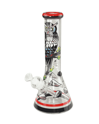 Night Owl Icebong Handbemalt 7mm – Black Leaf