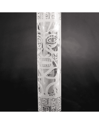 Black Leaf Tiki Beaker Bong Ice – 41cm