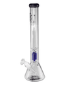 Nahaufnahme des 4-armigen Perkolators aus farbigem Glas