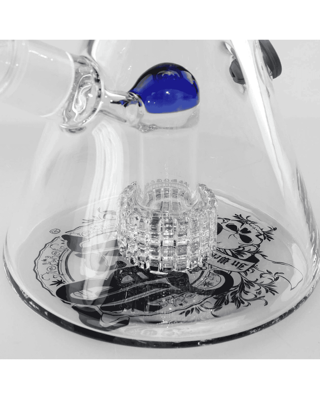 Trommelperkolator im Inneren der Beakerbong von Black Leaf