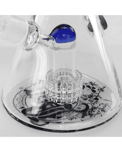 Trommelperkolator im Inneren der Beakerbong von Black Leaf
