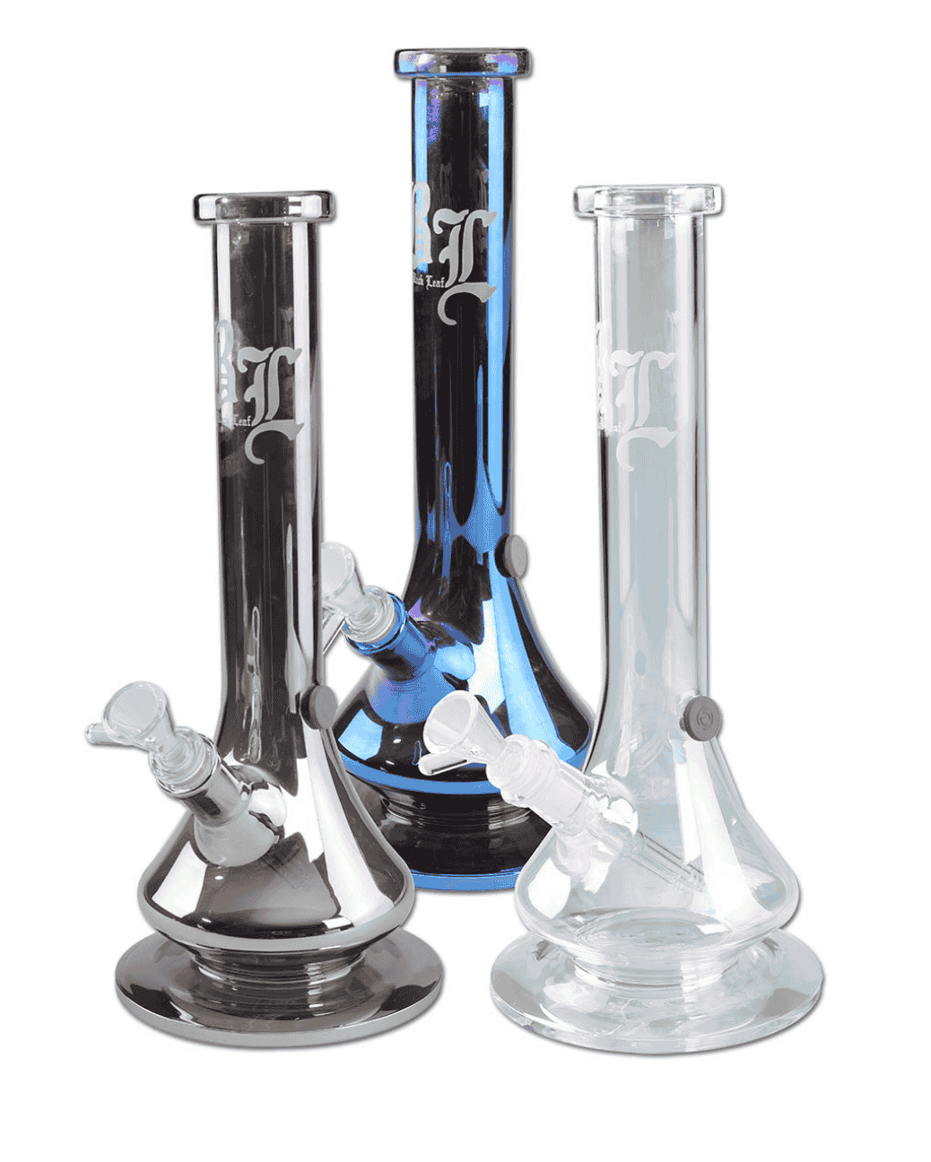  Black Leaf Neverland Zylinderbong mit Regenbogeneffekt
