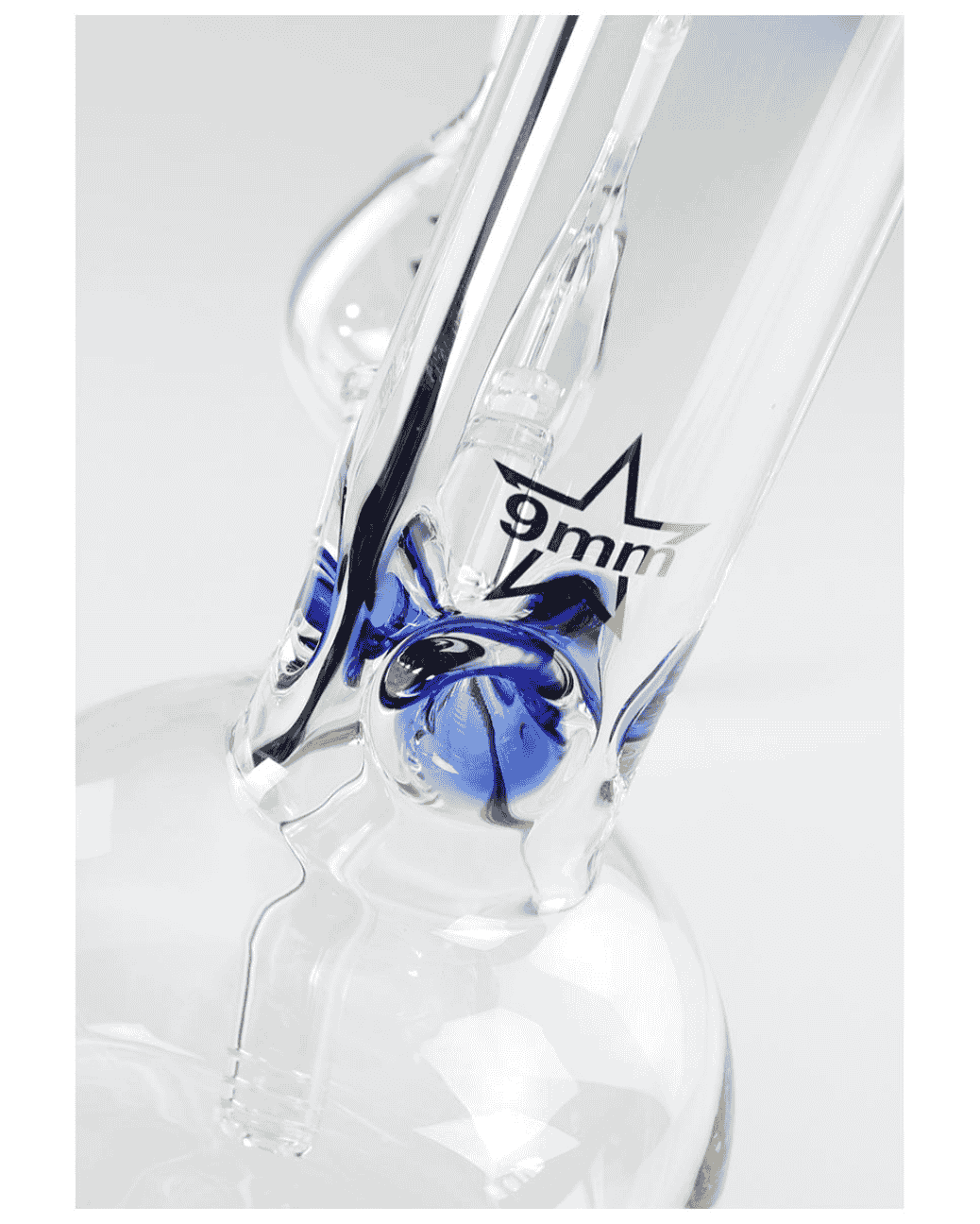 Superrobuste 9mm Bong von BL mit Vorkühler & Icefach