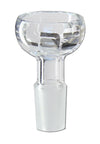 BLAZE Glaskopf flach - NS 19 (18,8mm)