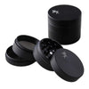 Black Leaf Aluminium Grinder 4-teilig seidenmatt