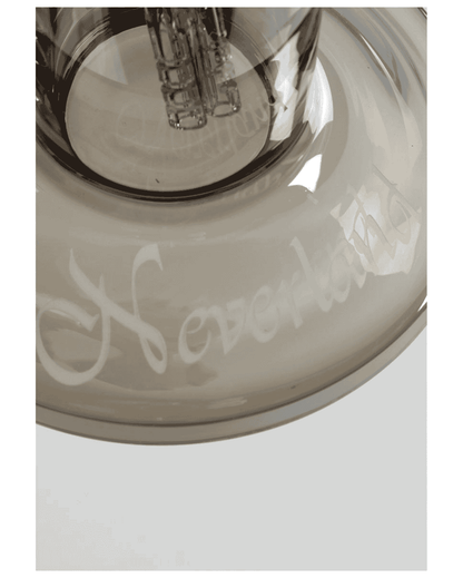 Kickloch und Normschliff der Neverland Bong

