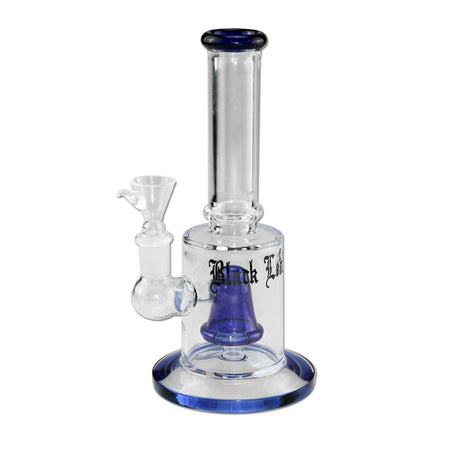 Black Leaf Bubbler mit Duschkopfperkolator blau