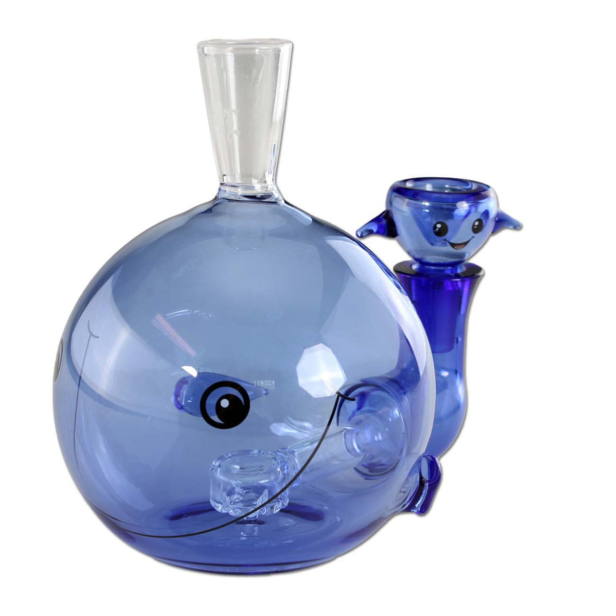 Black Leaf Bubbler Blue Whale