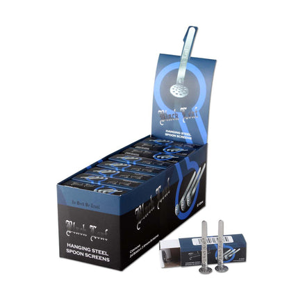 Crépines suspendues Black Leaf en acier inoxydable - crépine à tête (12 mm)
