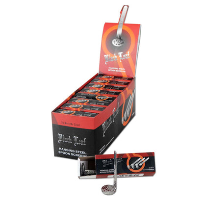 Tamis suspendus Black Leaf en acier inoxydable (diamètre 15 mm)