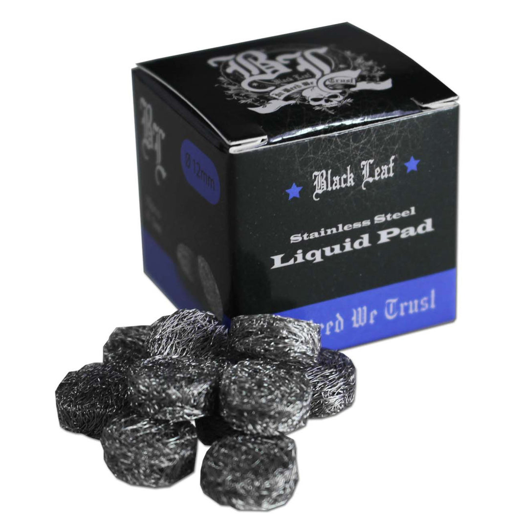 Black Leaf 10 Edelstahl-Tropfkissen Ø 12mm