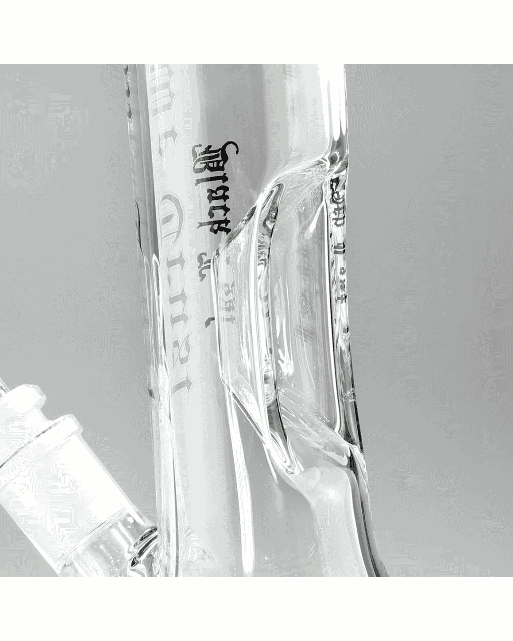 Icebong mit Kickloch und grünem Glas von Black Leaf