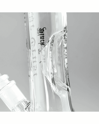 Icebong mit Kickloch und grünem Glas von Black Leaf