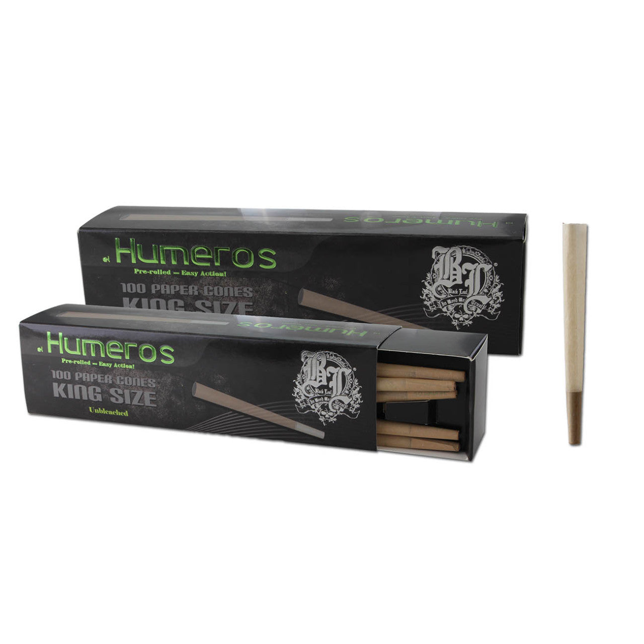 Black Leaf El Humeros Konische Hülsen KS ungebleicht - Mehrerpackung